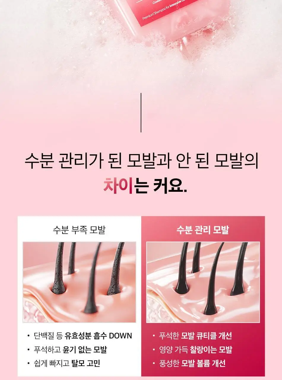 [수분볼륨] 오디드 데미지 케어 리커버 샴푸 500ml (온) 상세페이지 9